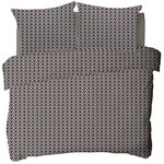 FUTURE HOME Parure housse de couette 200x200cm en coton + 2 taies - Boho