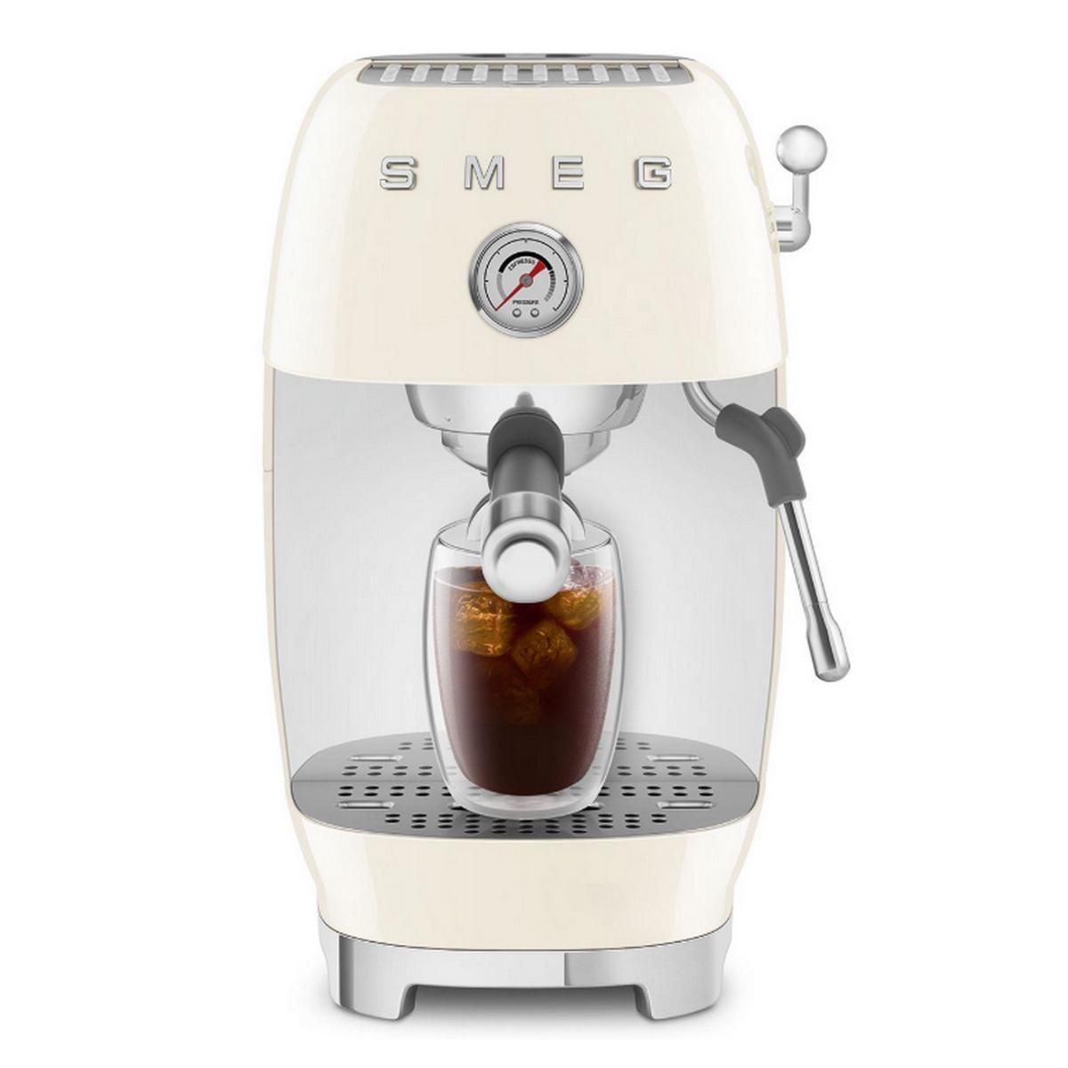 SMEG Machine à café expresso crème - ECF03CREU