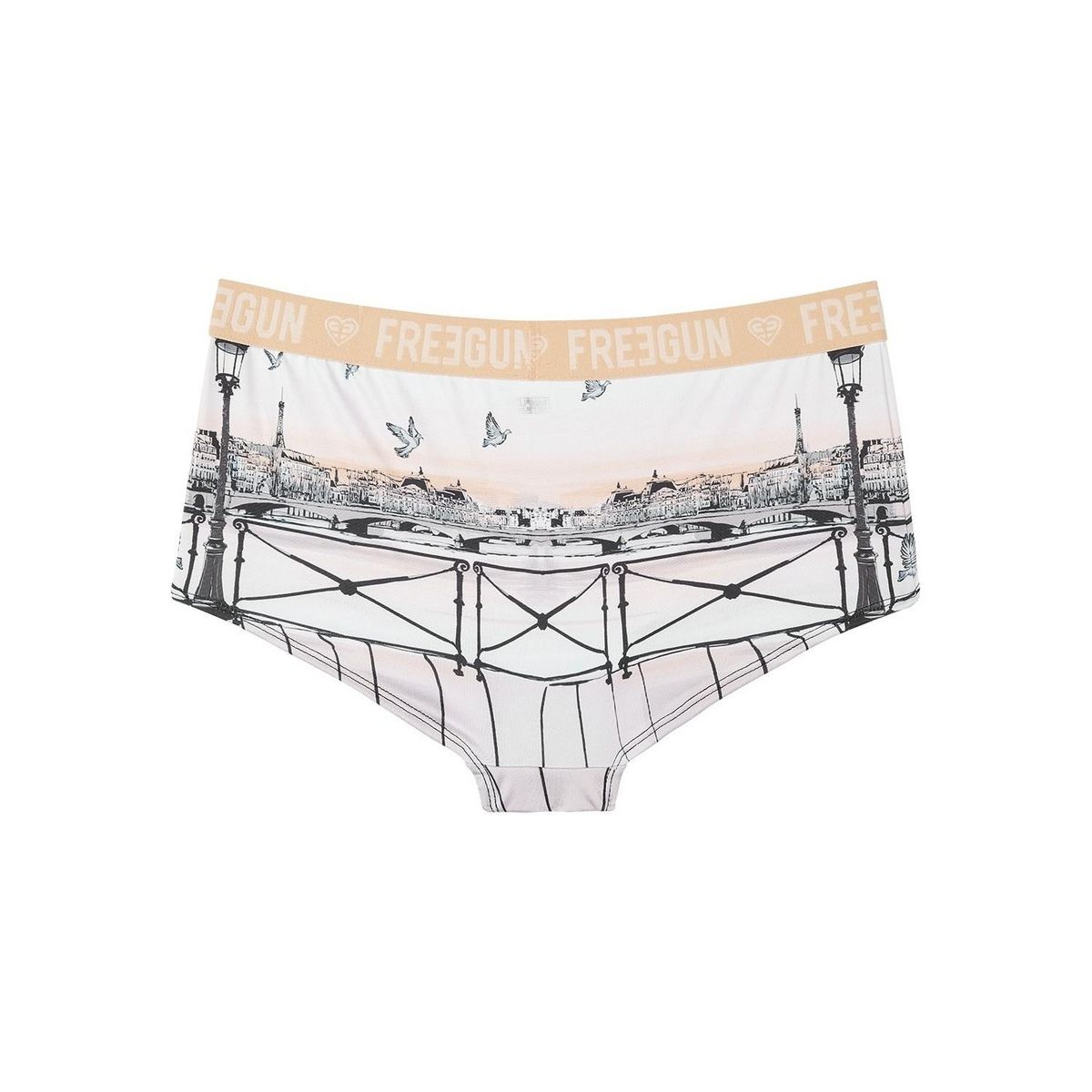 FREEGUN Lot de 2 Shortys fille Miss Freegun