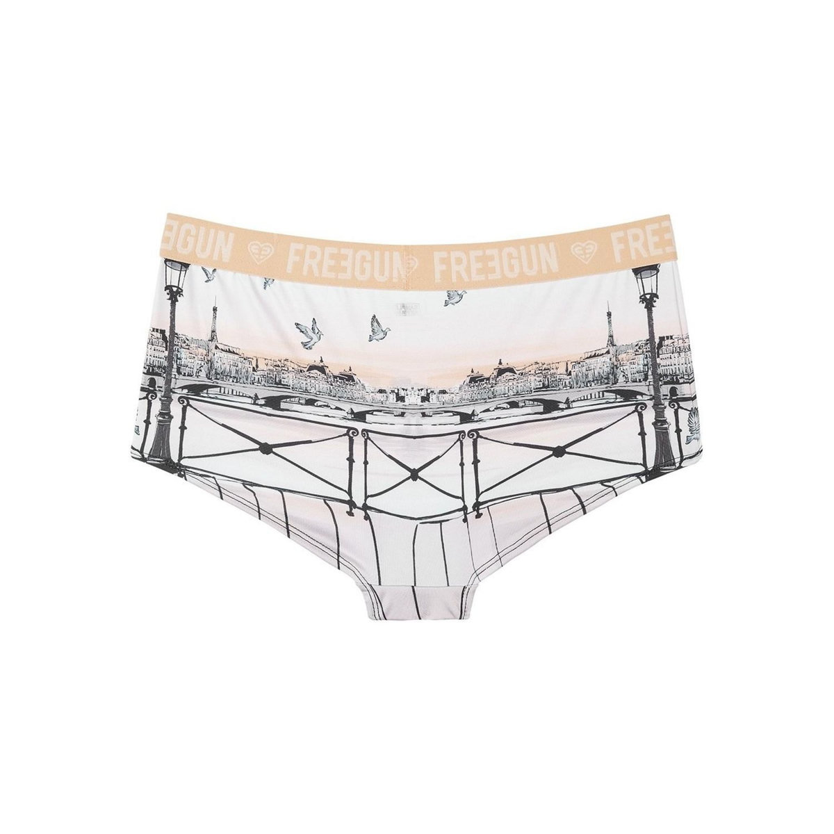 FREEGUN Lot de 2 Shortys fille Miss Freegun