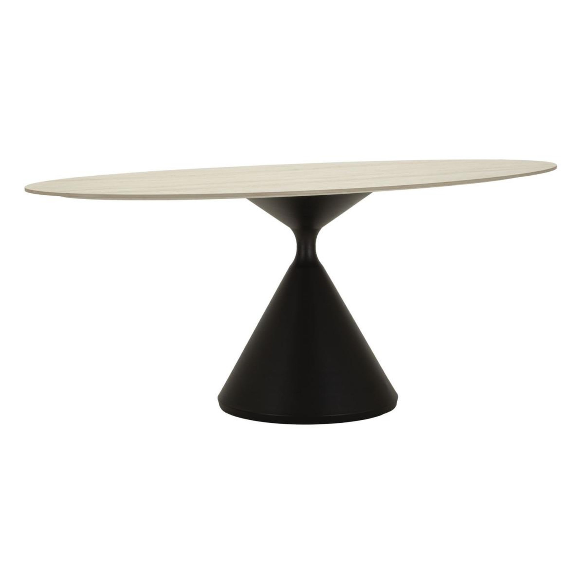 Voir la diapositive 2 : Paris Prix Table de repas ovale  space  180cm noir