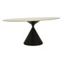 Voir la diapositive 2 : Paris Prix Table de Repas Ovale  Space  180cm Noir