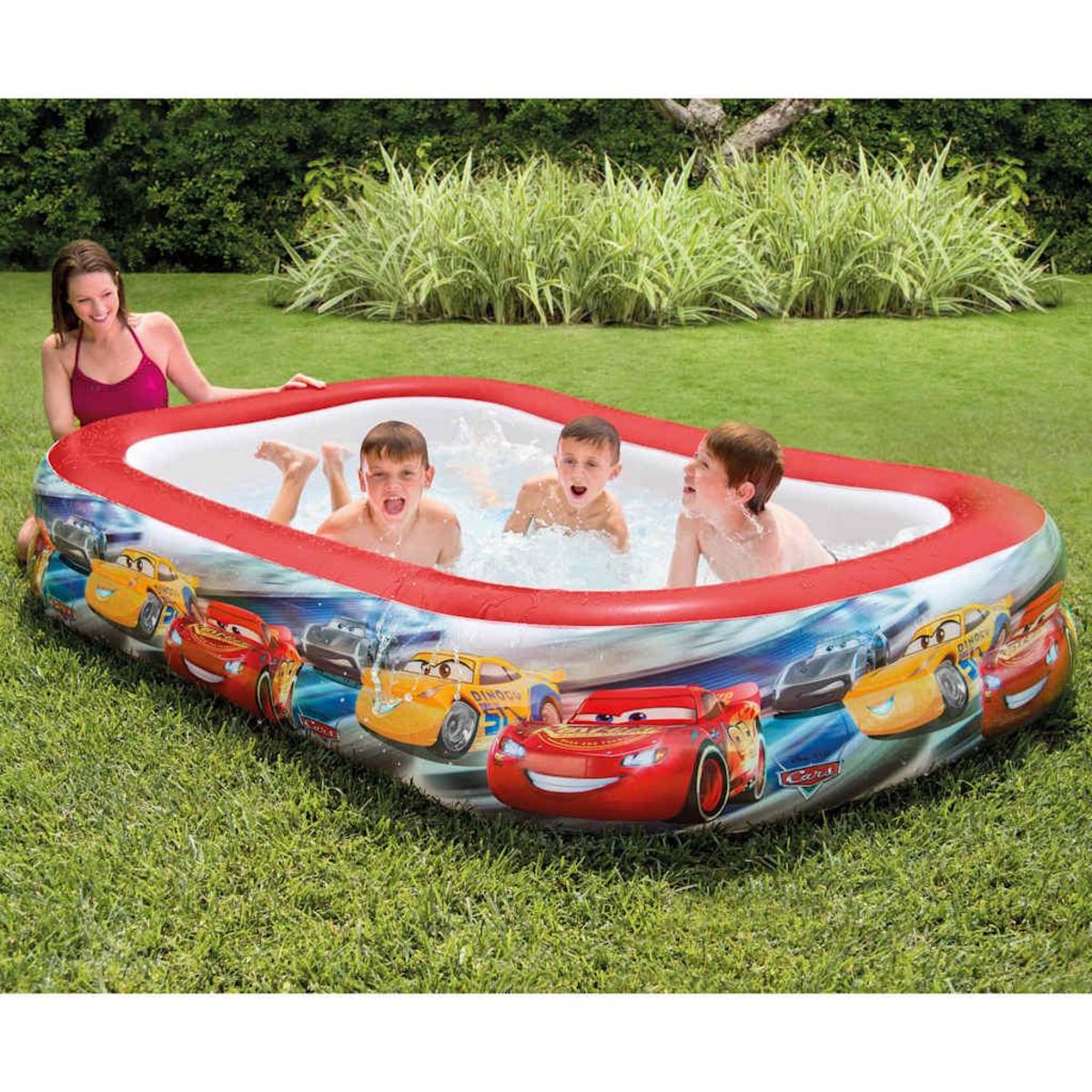 INTEX Intex Piscine Cars Swim Center Multicolore 262x175x56 cm