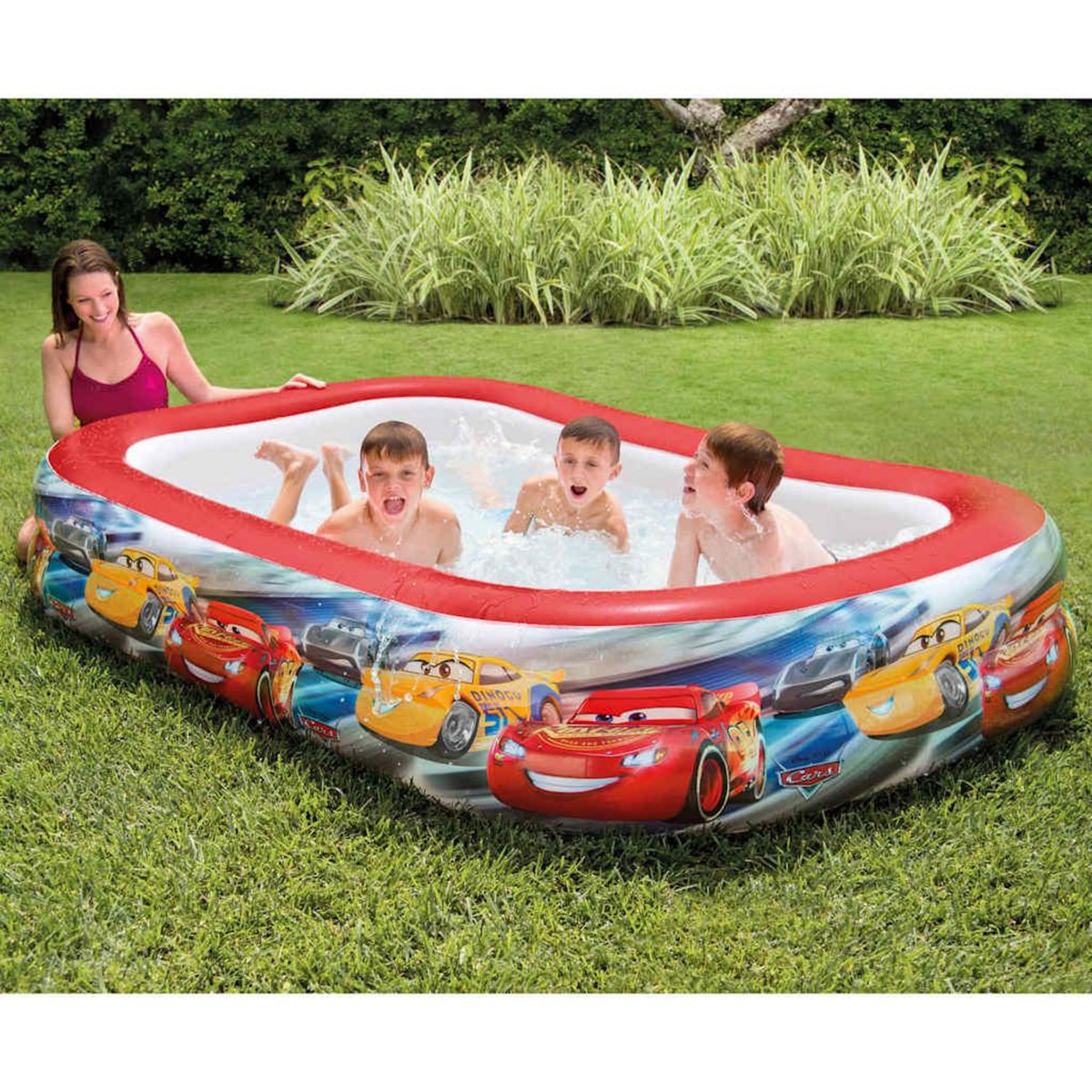 INTEX Intex Piscine Cars Swim Center Multicolore 262x175x56 cm