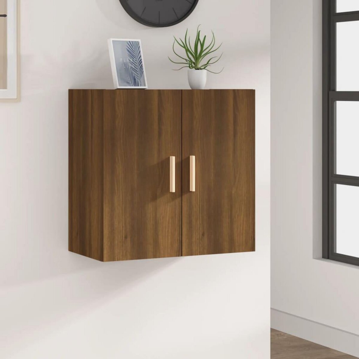 VIDAXL Armoire murale Chene marron 60x30x60 cm Bois d'ingenierie