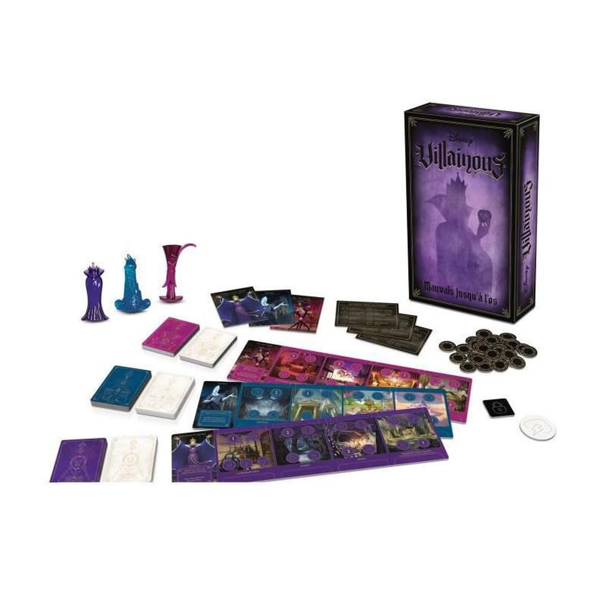 Voir la diapositive 3 : RAVENSBURGER PAPET DISNEY VILLAINOUS-EXTENSION 1- MAUVAIS JUSQU'À L'OS, Papeterie Papeterie