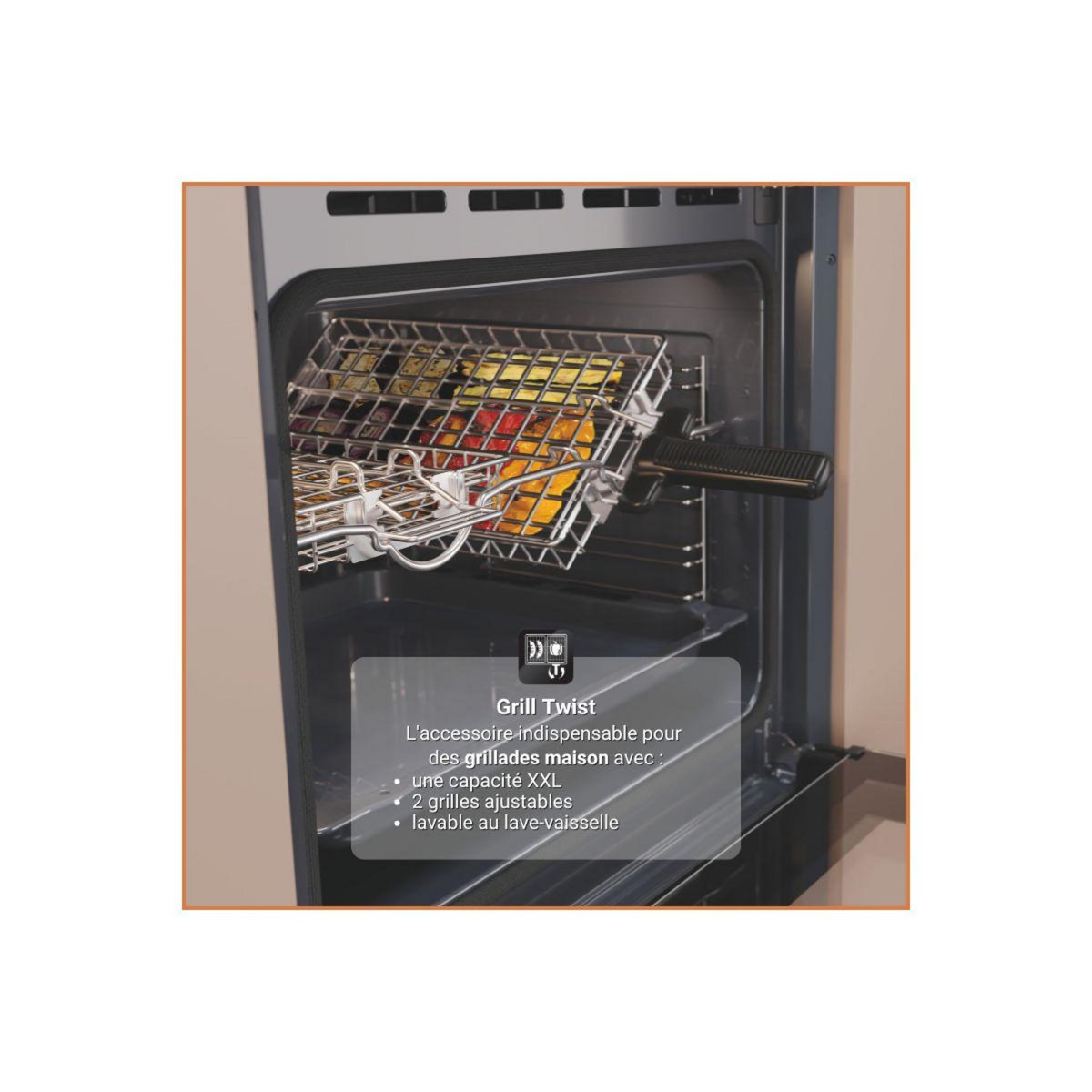 HOTPOINT Four encastrable HAO478PZX grillades