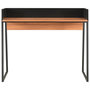 Voir la diapositive 2 : VIDAXL Bureau Noir et marron 90x60x88 cm