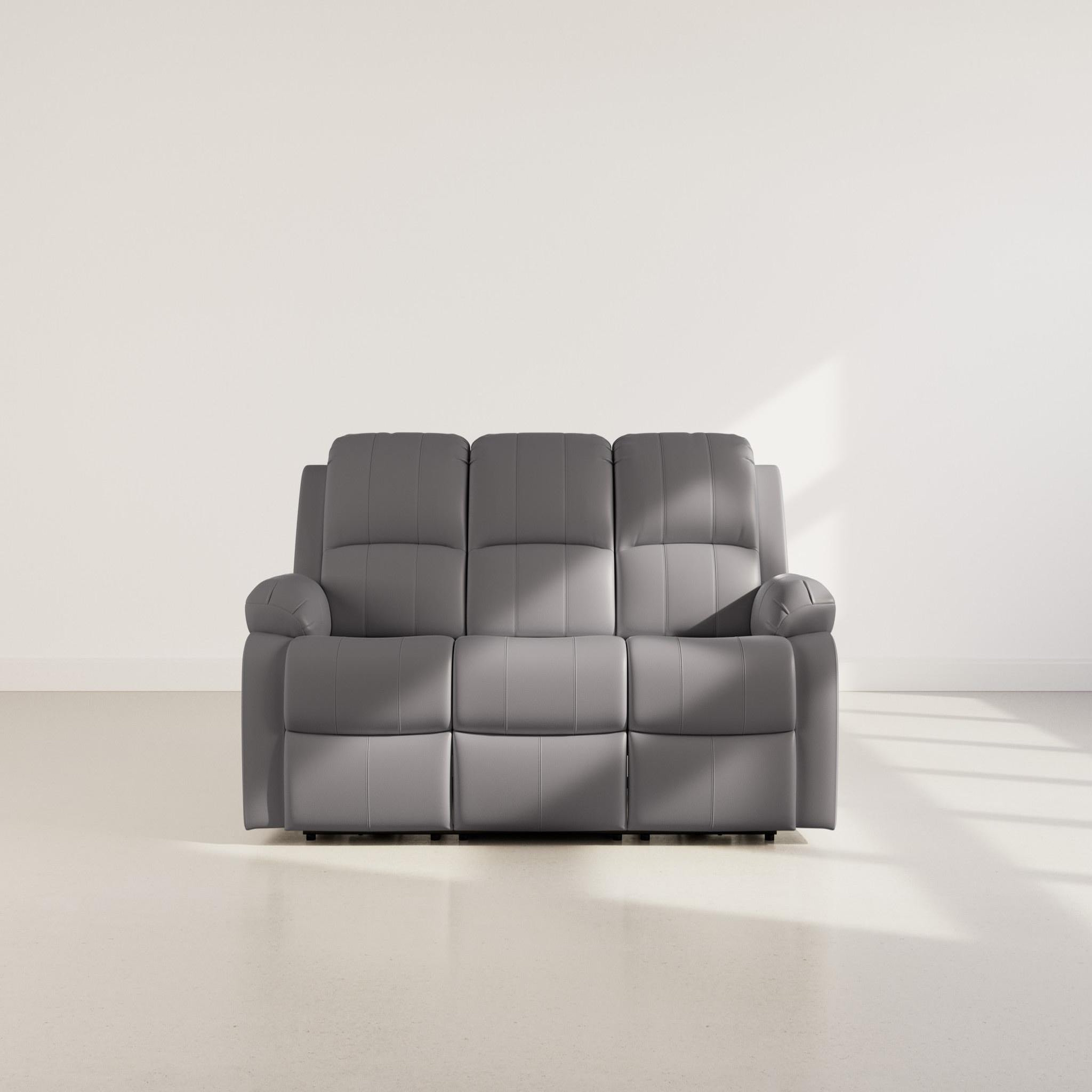 Voir la diapositive 2 : BEST MOBILIER Armand - canapé 3 places relax électrique en simili