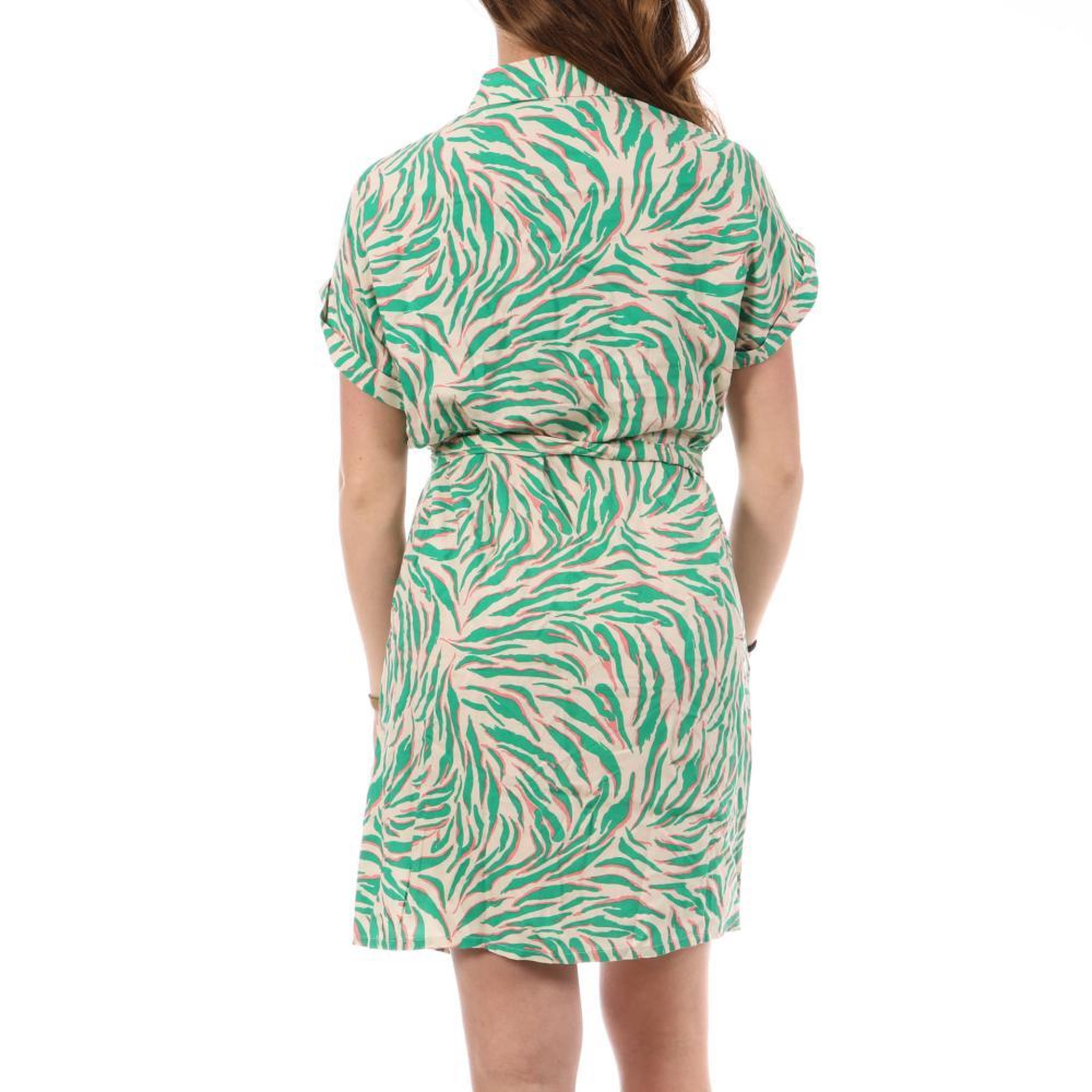 Voir la diapositive 2 : Vero Moda Robe Verte Femme Vero Moda Easy Joy 10302043