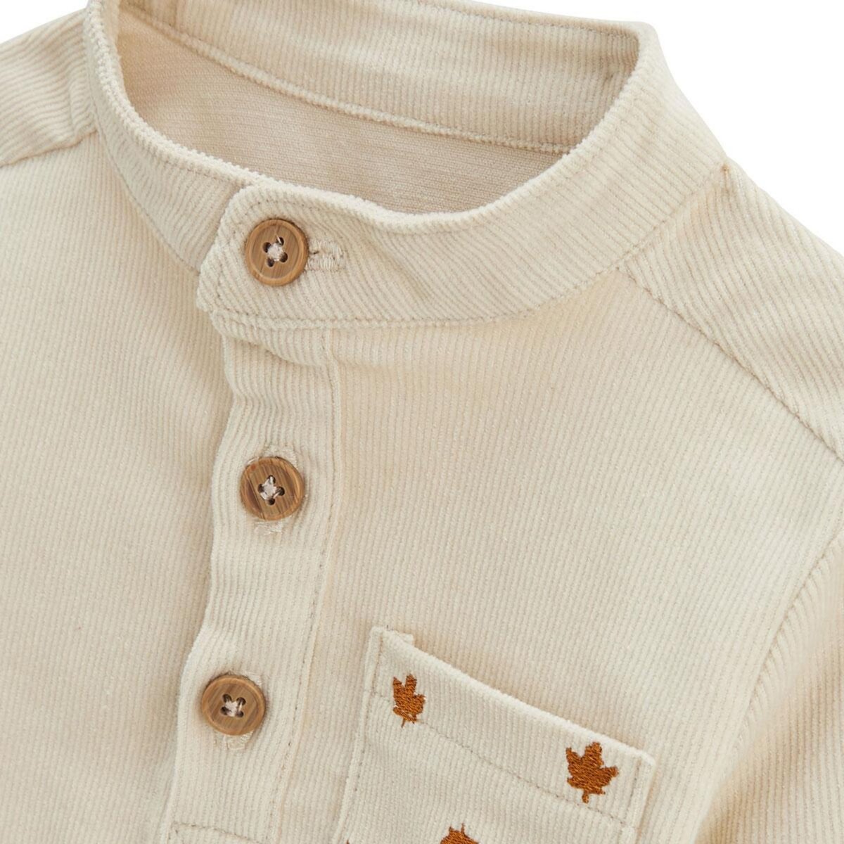 Petit Béguin Chemise enfant en velours côtelé Gribouille