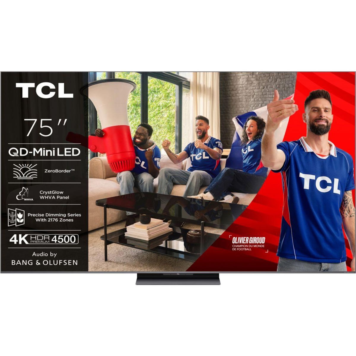 TCL TV Mini Led 75C89K 2025-75 pouces (189cm)