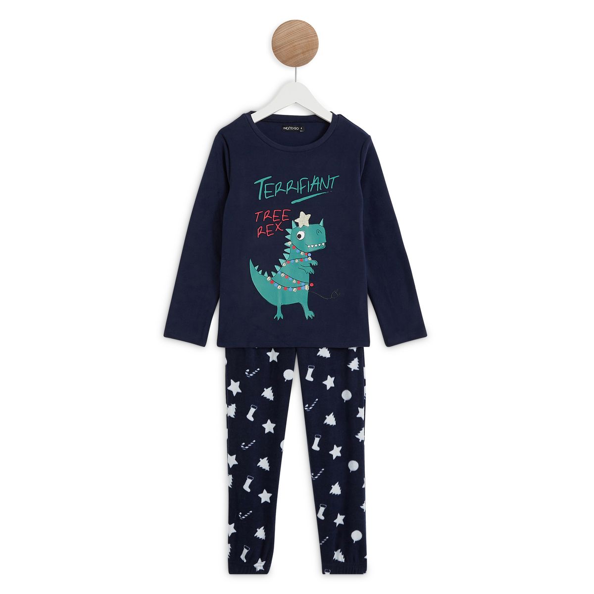 IN EXTENSO Ensemble pyjama polaire dinosaure garçon