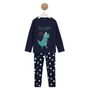 Voir la diapositive 1 : IN EXTENSO Ensemble pyjama polaire dinosaure garçon