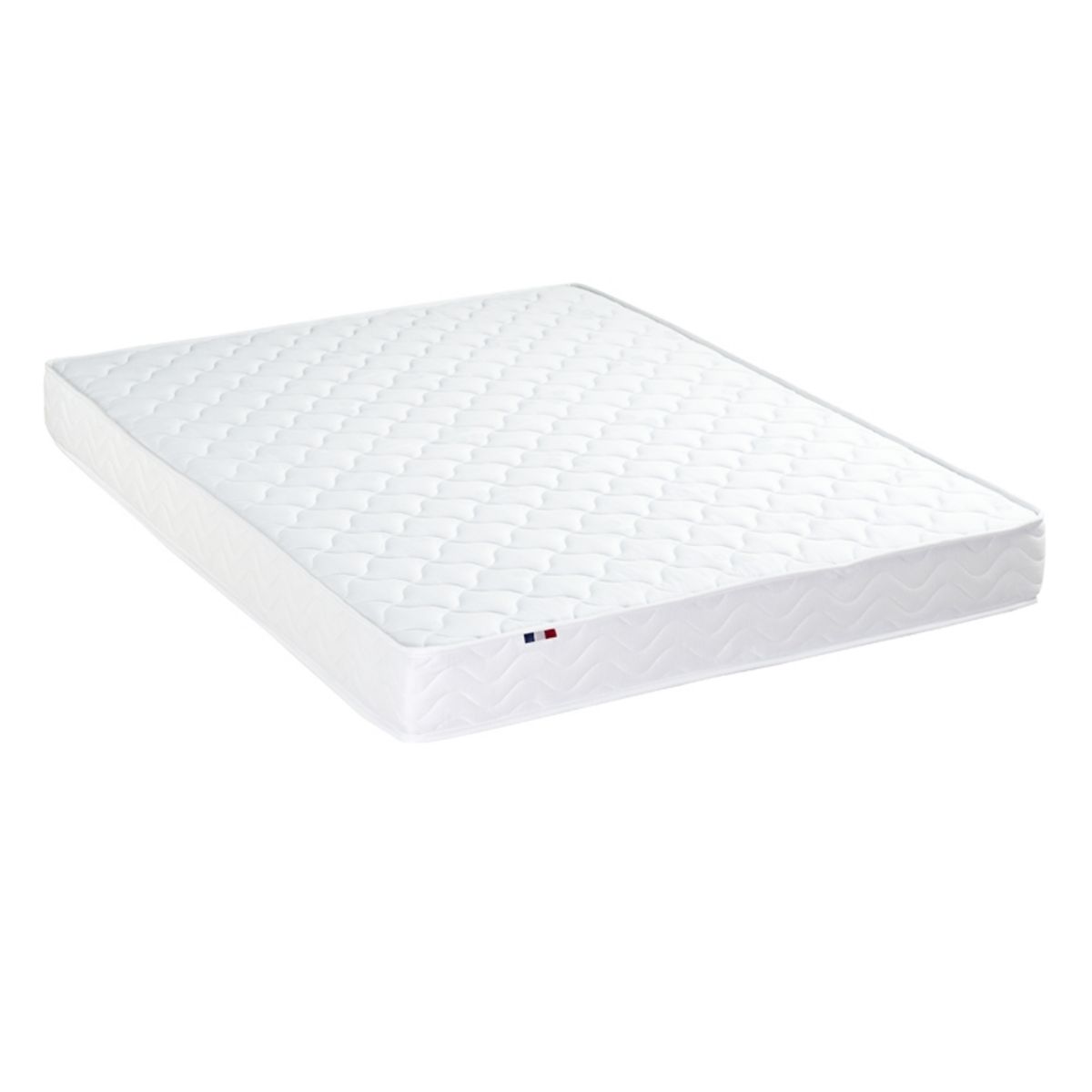 Ensemble matelas 140x190cm + Lit coffre 140x190cm sommier inclus avec tête de lit WILLOW gris