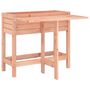 Voir la diapositive 2 : VIDAXL Jardiniere avec dessus de table pliable bois de Douglas massif