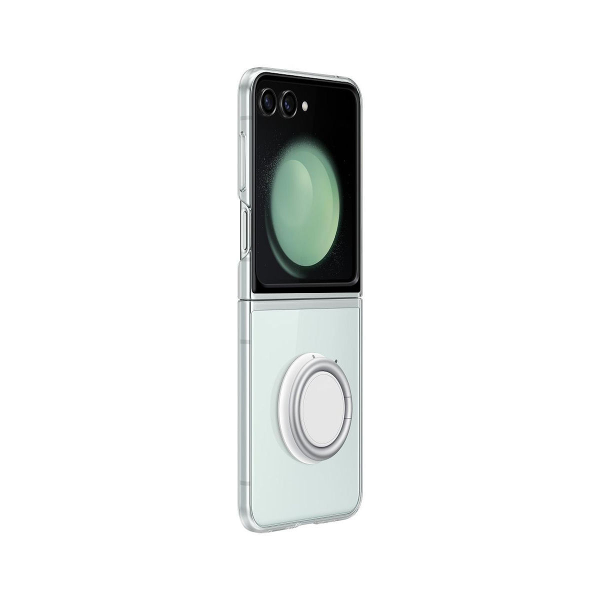 Samsung Coque avec support amovible pour Samsung Z Flip 5 Transparent