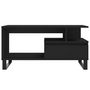 Voir la diapositive 5 : VIDAXL Table basse Noir 90x49x45 cm Bois d ingénierie
