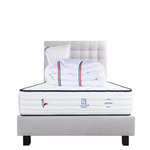 LUXURY LITERIE Ensemble literie ressorts, Patriote Ferme, Gris. Coloris disponibles : Gris