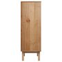 Voir la diapositive 5 : VIDAXL Buffet haut OTTA marron et blanc 85x43x125 cm bois massif pin