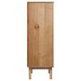 Voir la diapositive 5 : VIDAXL Buffet haut OTTA marron et blanc 85x43x125 cm bois massif pin