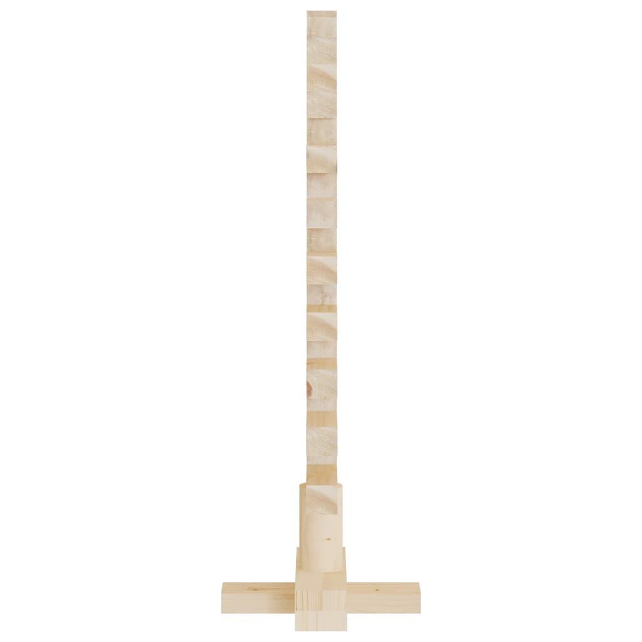 Voir la diapositive 5 : VIDAXL Arbre de Noël en bois pour decoration 60 cm bois massif de pin