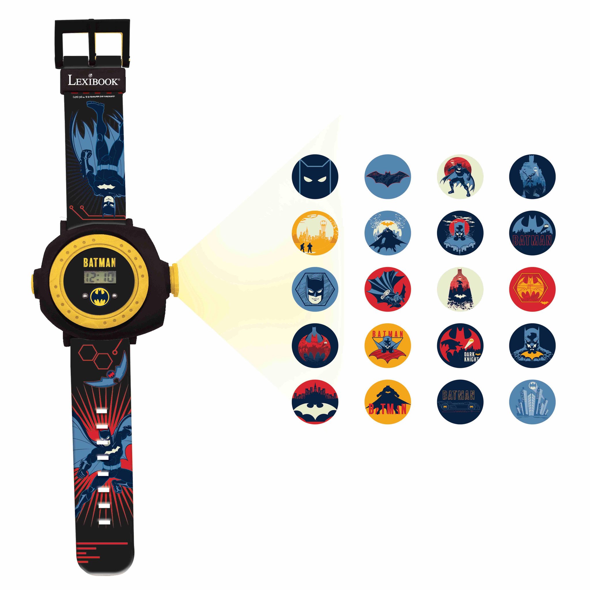 Lexibook Montre digitale avec projection Batman