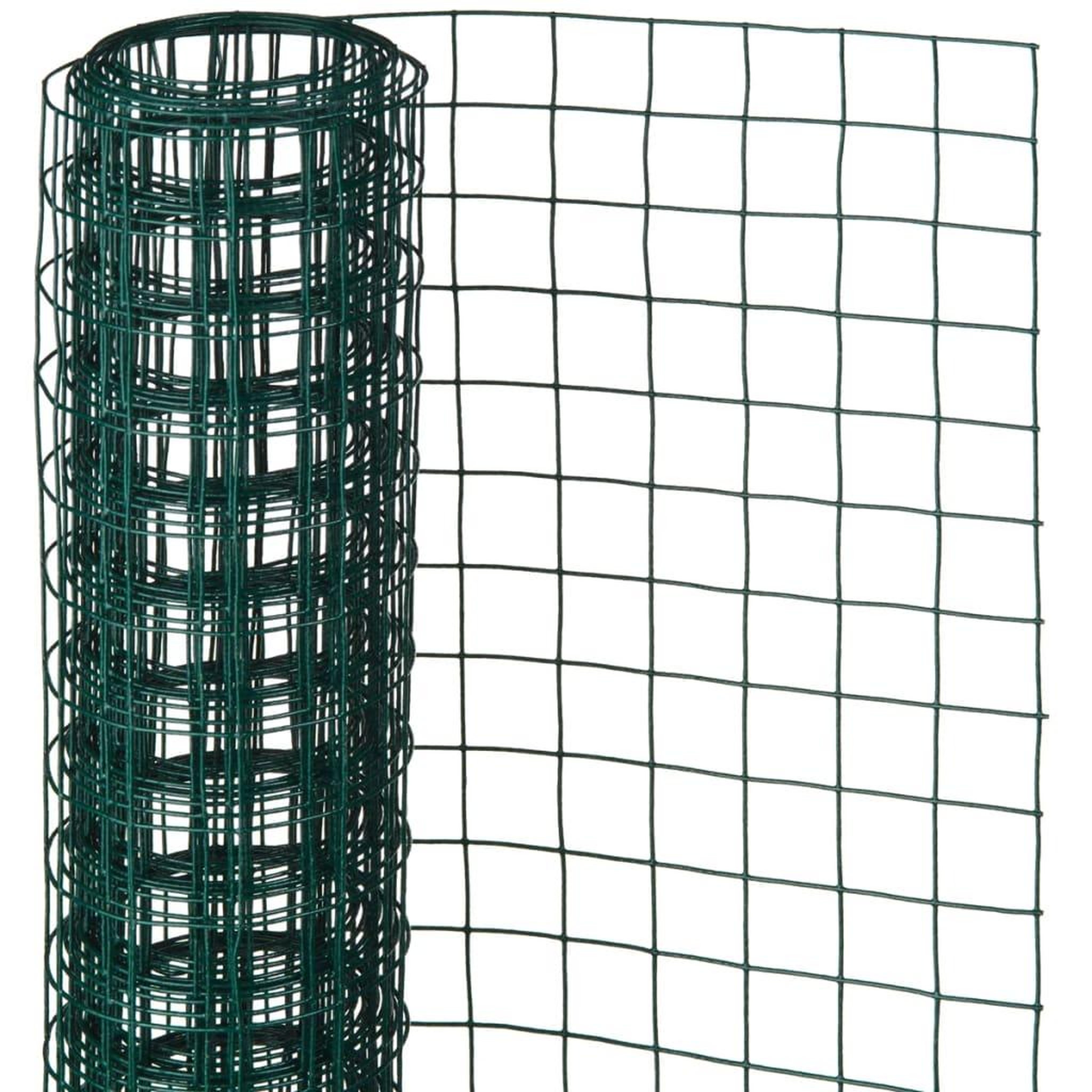Voir la diapositive 1 : NATURE Nature Grillage metallique carre 0,5 x 2,5 m 13 mm Vert