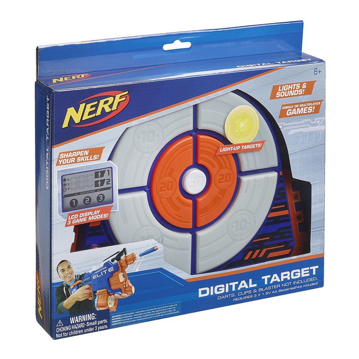 JAZWARES Cible électronique - Nerf Elite