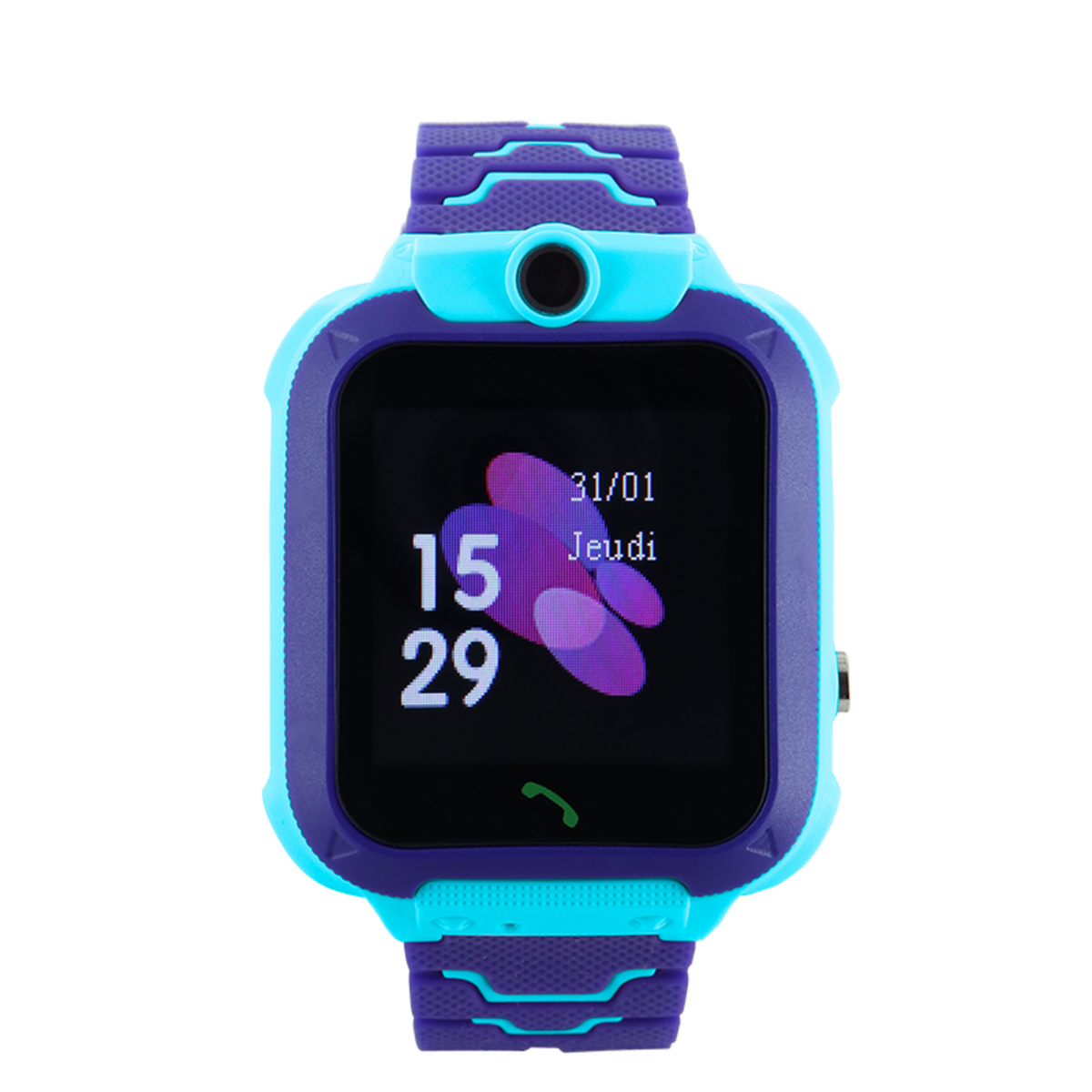 Pic et Poc Montre Connect e Q12 Enfant Silicone bleu pas cher