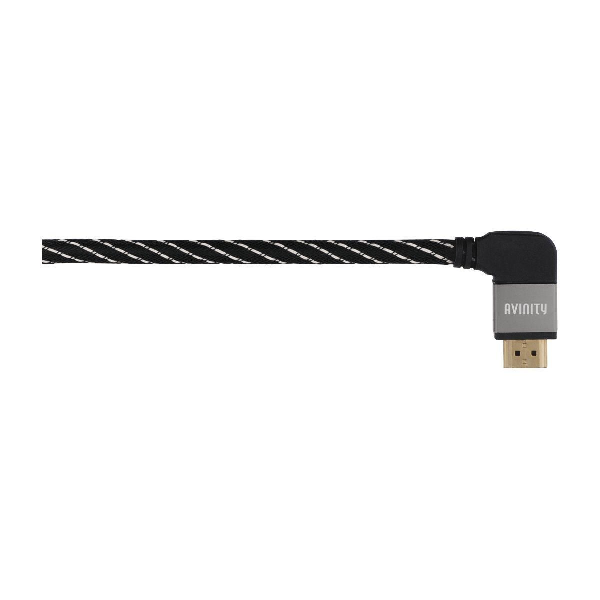 AVINITY Câble HDMI 2.0/18Gbps 5m Fiche coudée