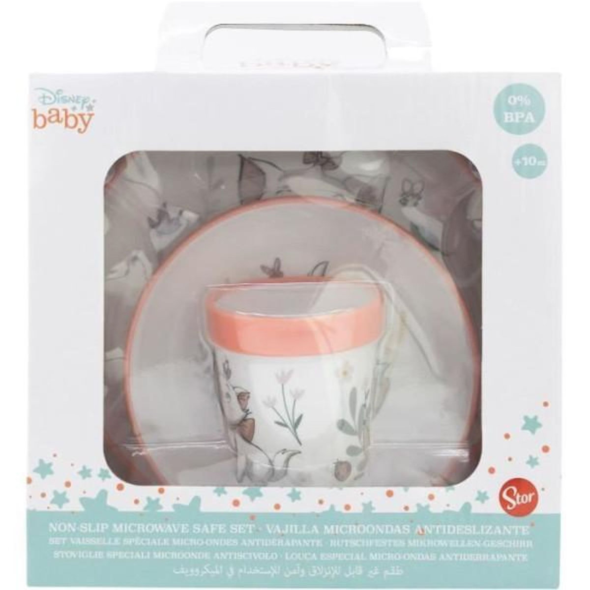 THERMOBABY Coffret repas THERMOBABY ARISTOCHAT 3 pieces : Assiette, bol et gobelet