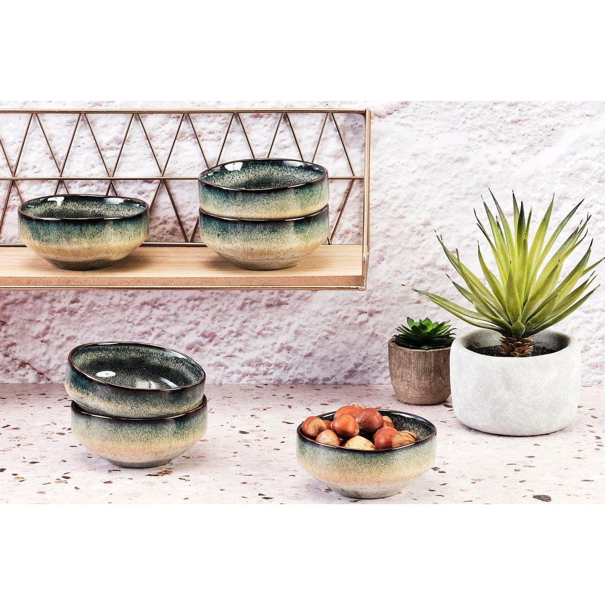 BJORN Bol GENESIS Ø11cm - 6 pièces - Terre