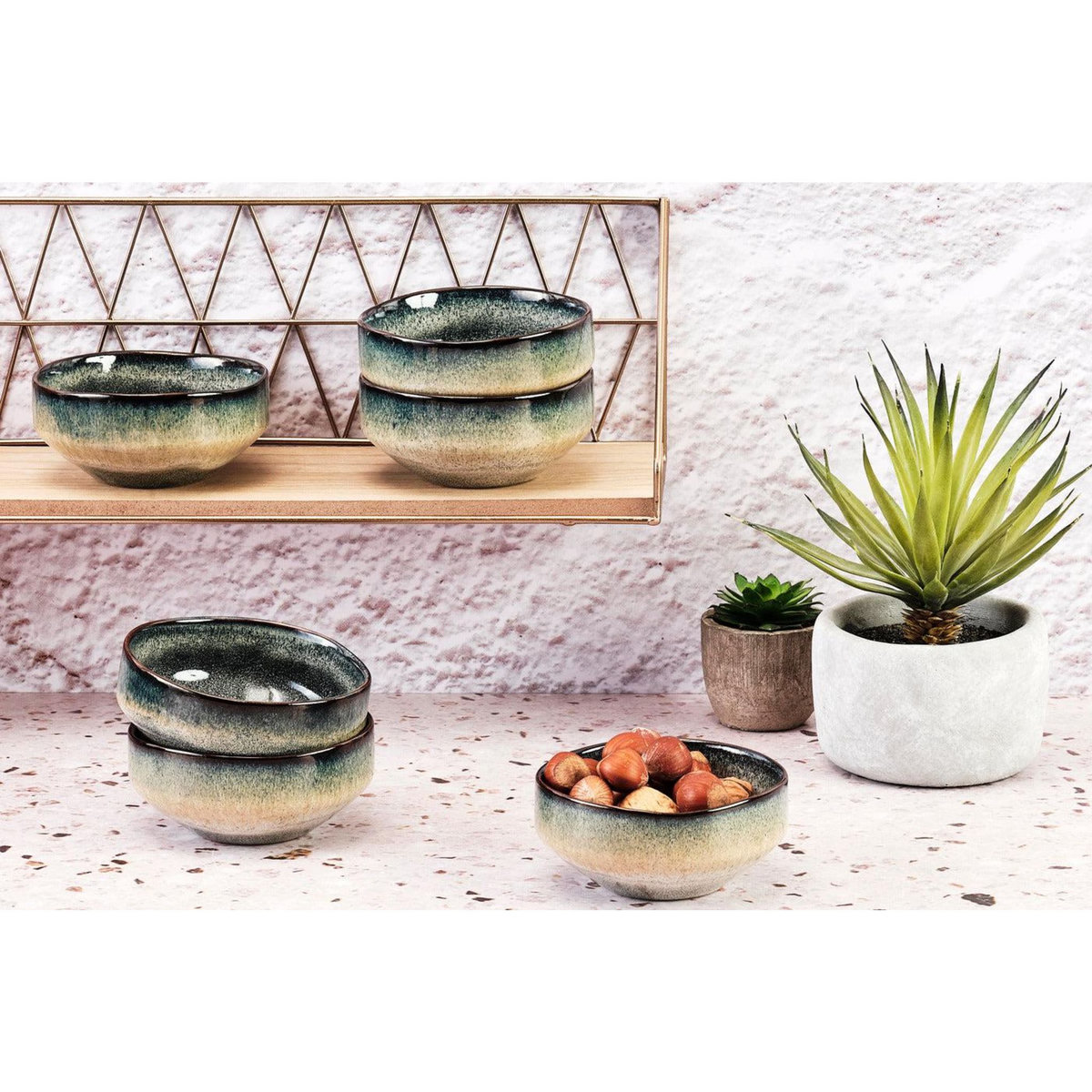 BJORN Bol GENESIS Ø11cm - 6 pièces - Terre