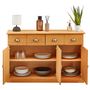 Voir la diapositive 6 : IDIMEX Buffet salon PARIS L116cm bois massif