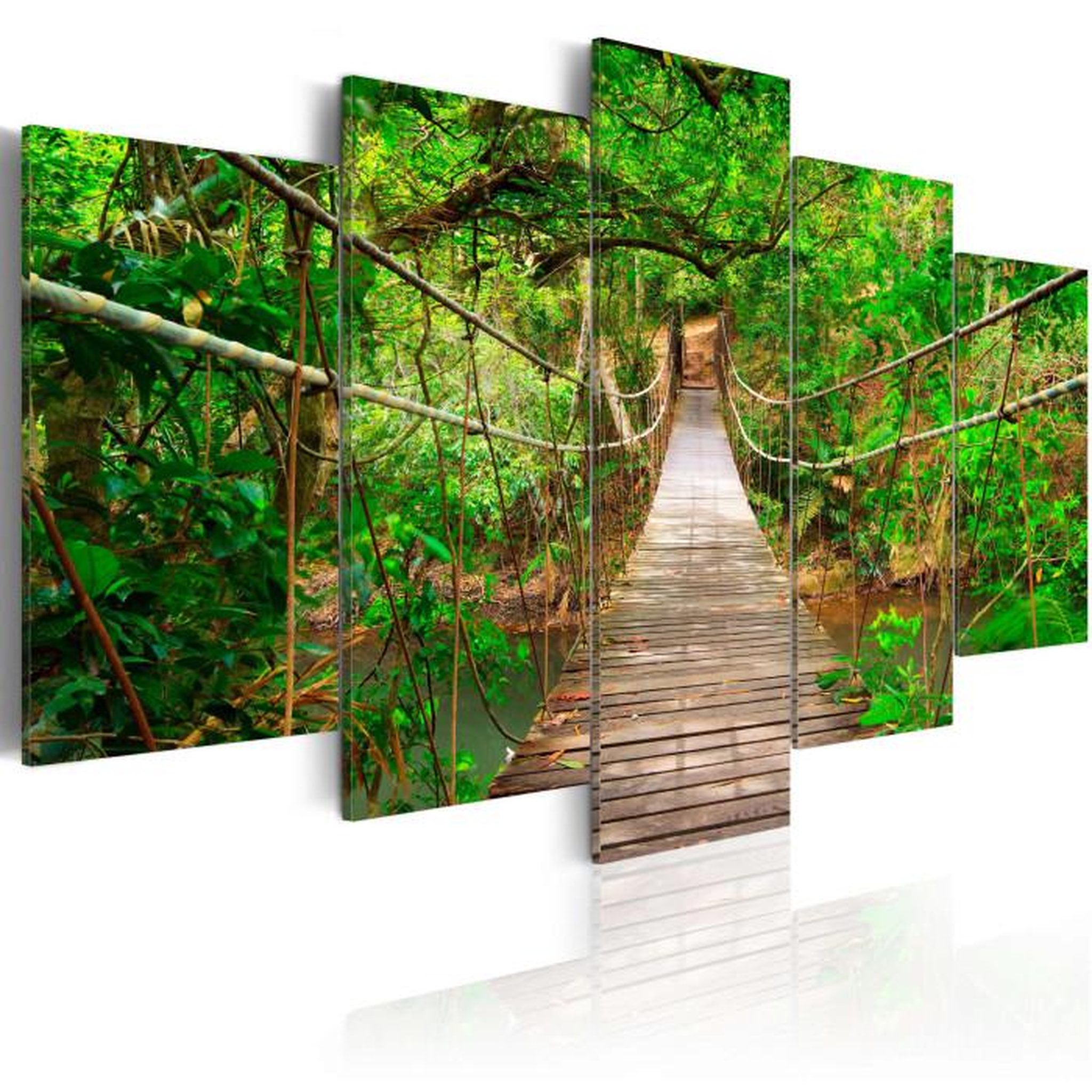 Paris Prix Tableau Imprimé  Promenade Parmi Les Arbres. Coloris disponibles : Multicolore
