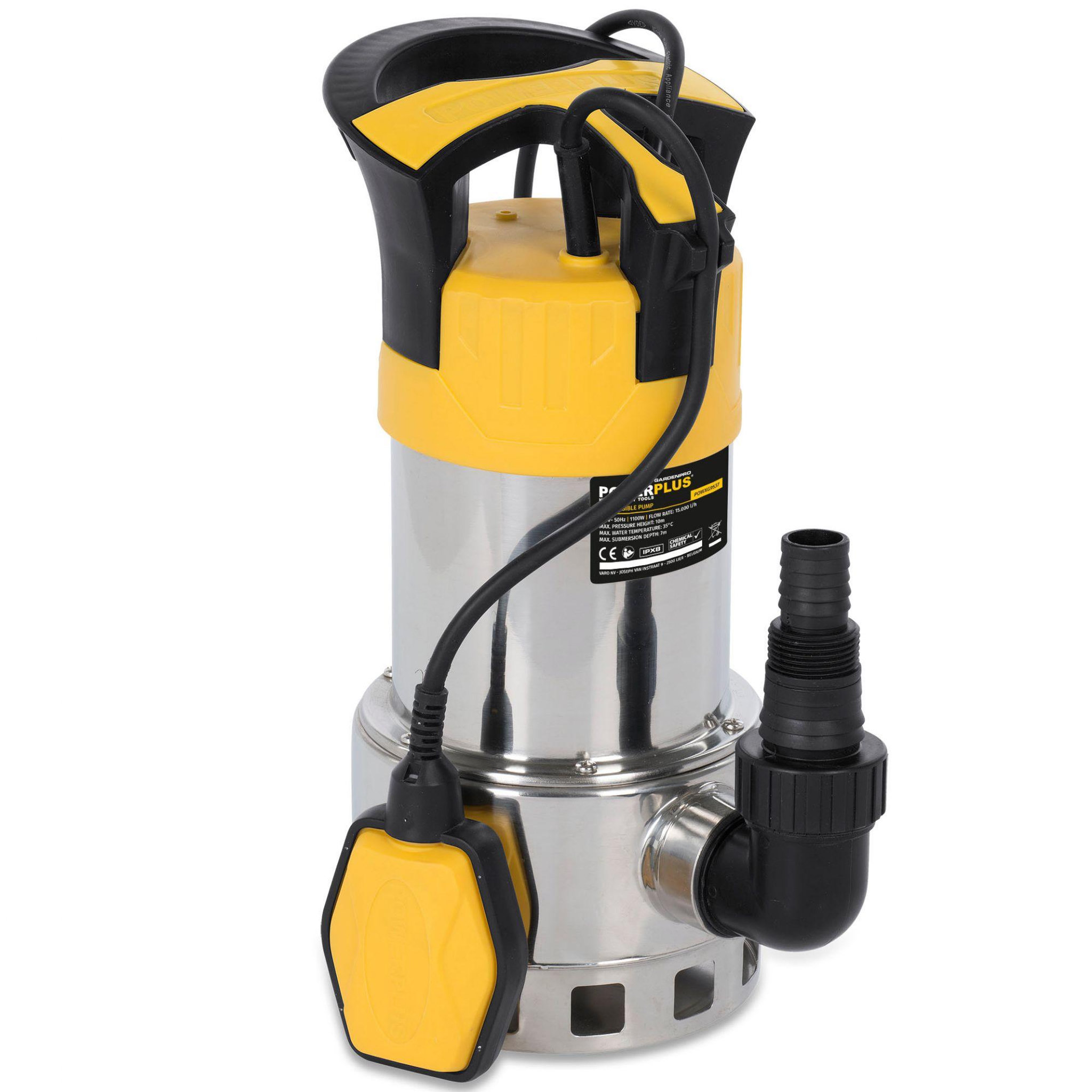 POWERPLUSWATER Pompe submersible powerplus 1100w avec flotteur