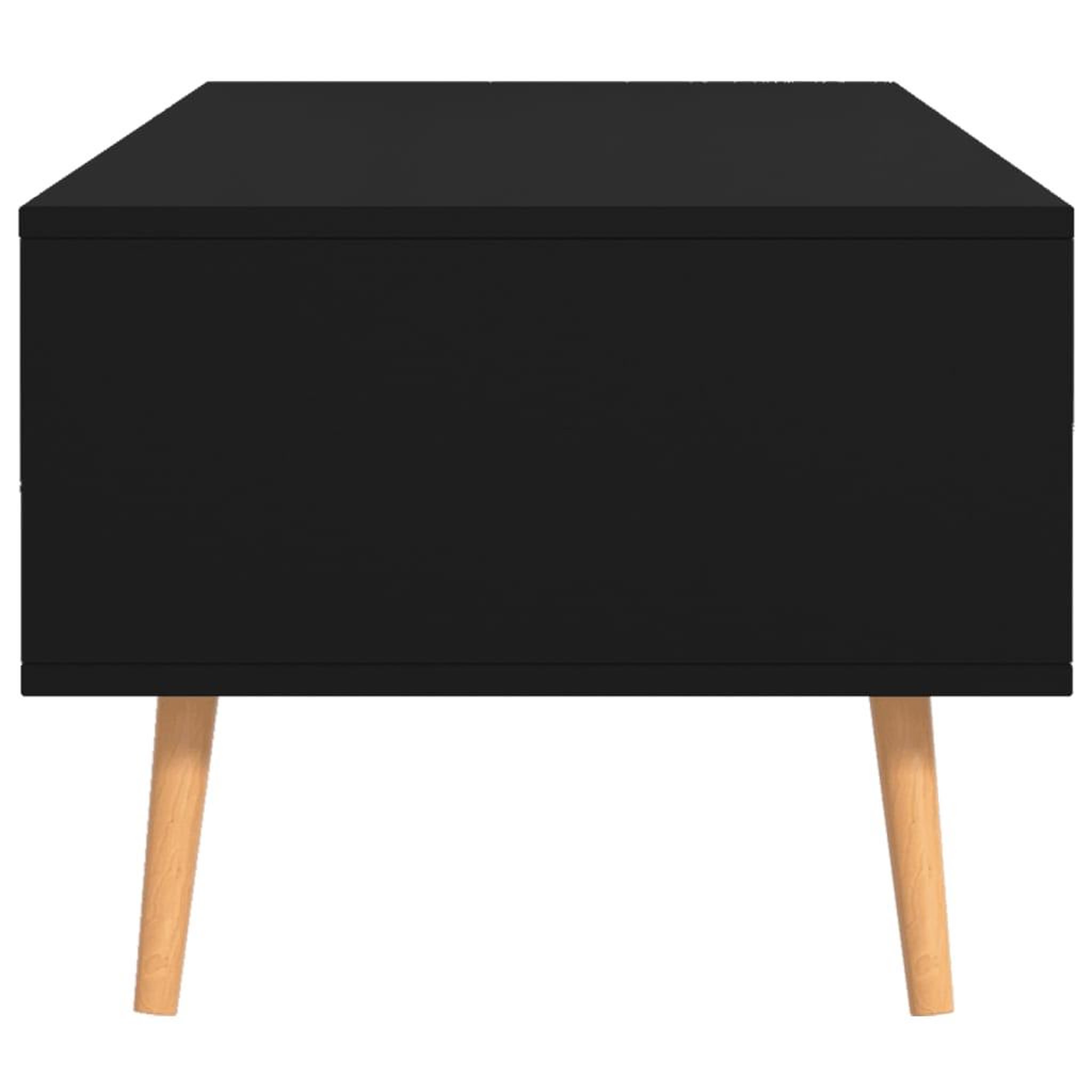 Voir la diapositive 5 : VIDAXL Table basse Noir 100x49,5x43 cm Bois d'ingenierie