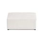 Voir la diapositive 6 : BEST MOBILIER Topaze - pouf - en velours côtelé plat