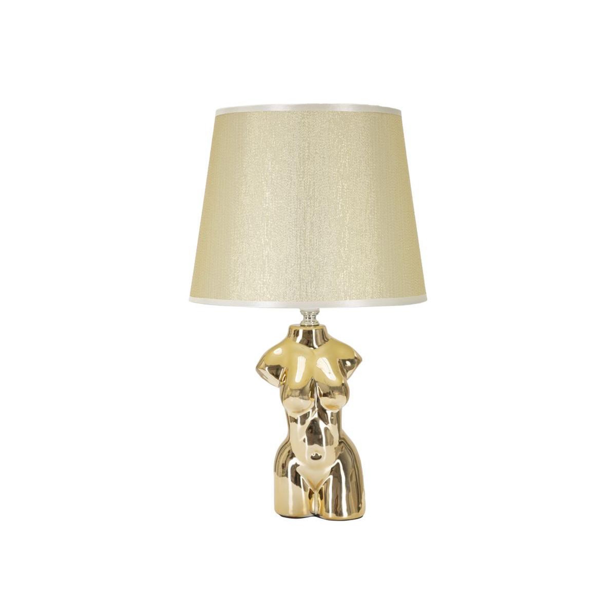 Paris Prix Lampe à poser en céramique  woman  42cm or