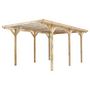 Voir la diapositive 3 : Carport bois MAX toit plat  15,71 m² 1 voiture