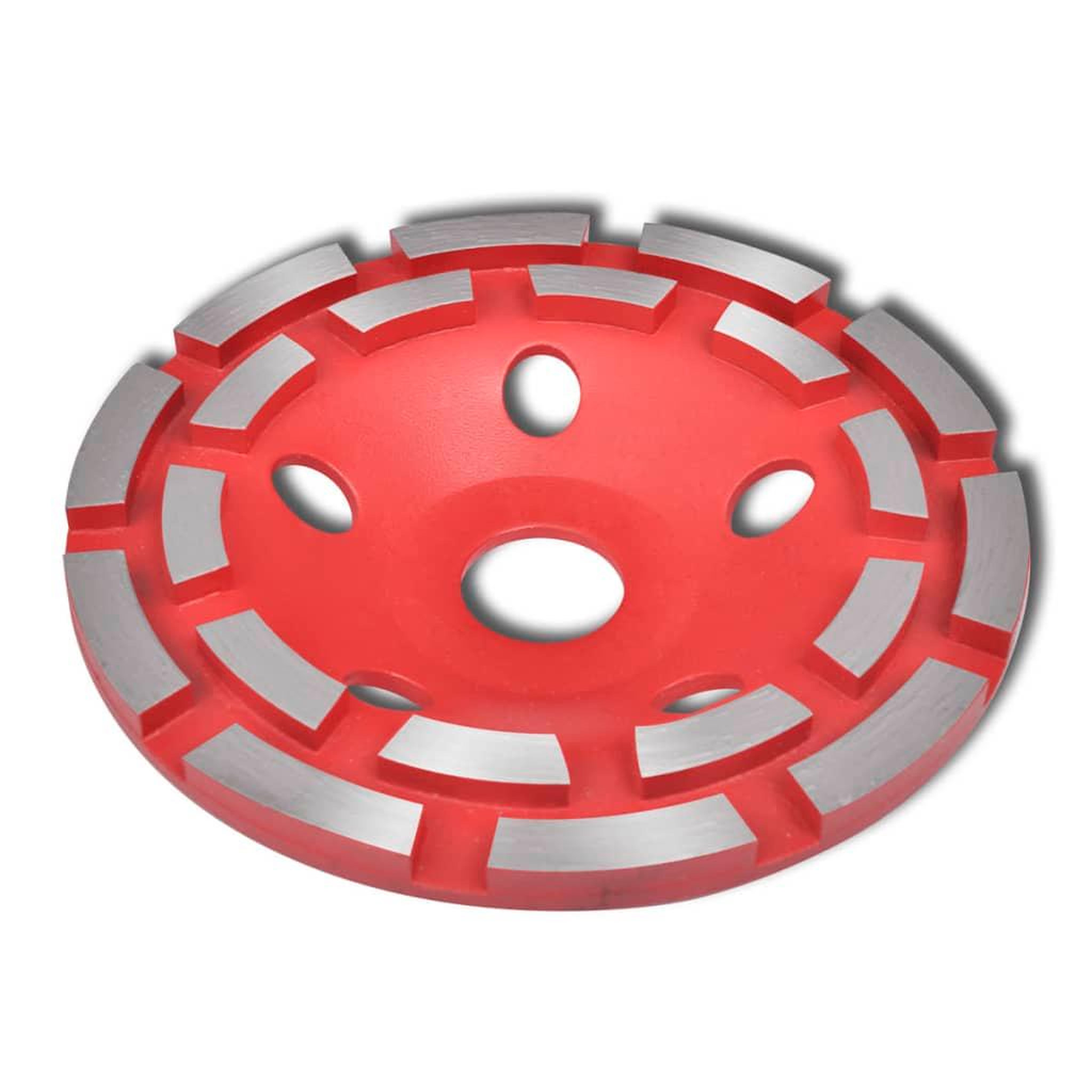 Voir la diapositive 1 : VIDAXL Disque de broyage diamante a double ligne 125 mm