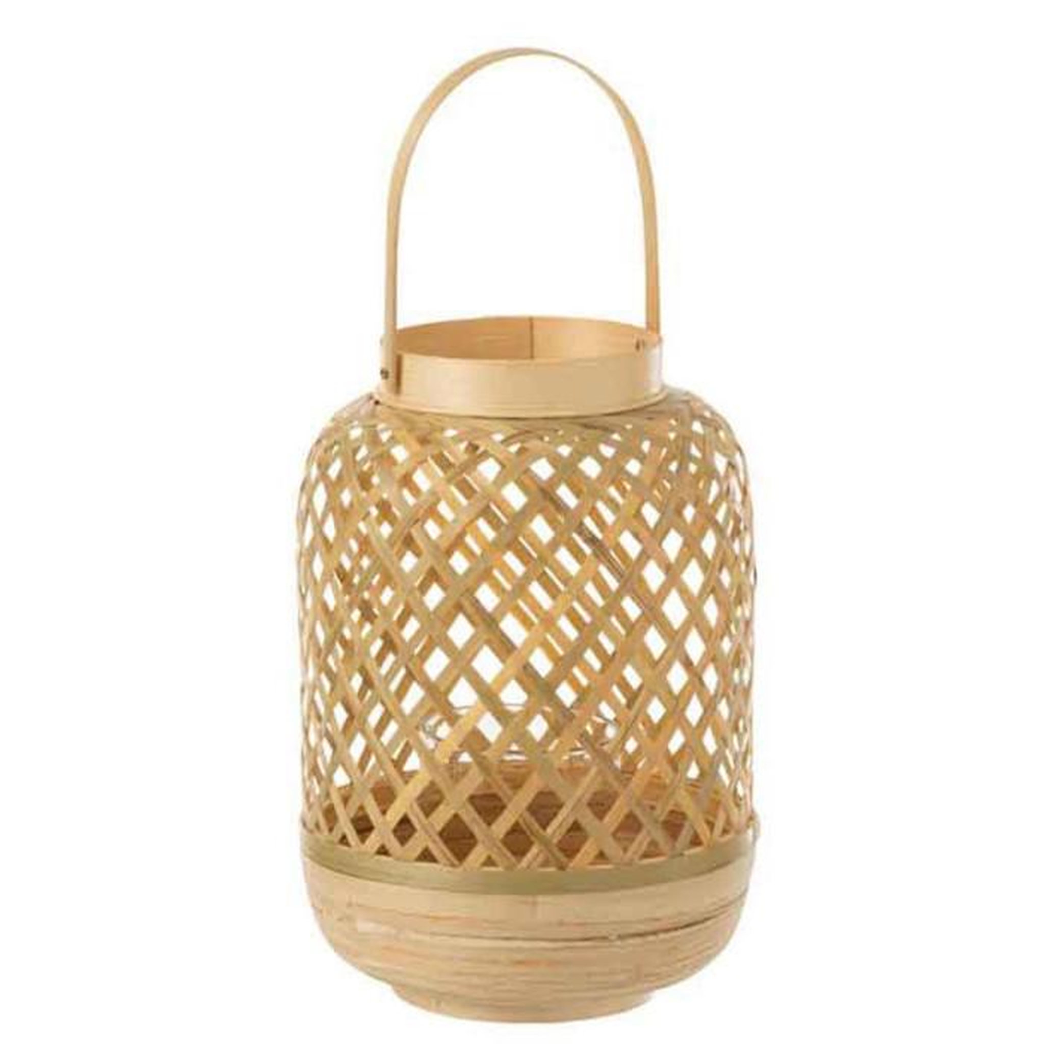 Voir la diapositive 1 : Paris Prix Lanterne Déco en Bambou  Evi  43cm Naturel