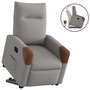 Voir la diapositive 1 : VIDAXL Fauteuil inclinable taupe tissu