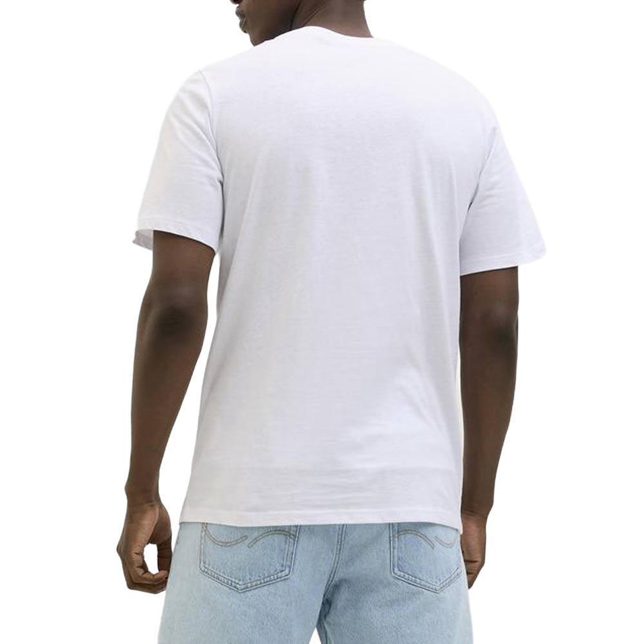 Voir la diapositive 2 : Jack & Jones T-Shirt Blanc Homme Jack & Jones Jaxon