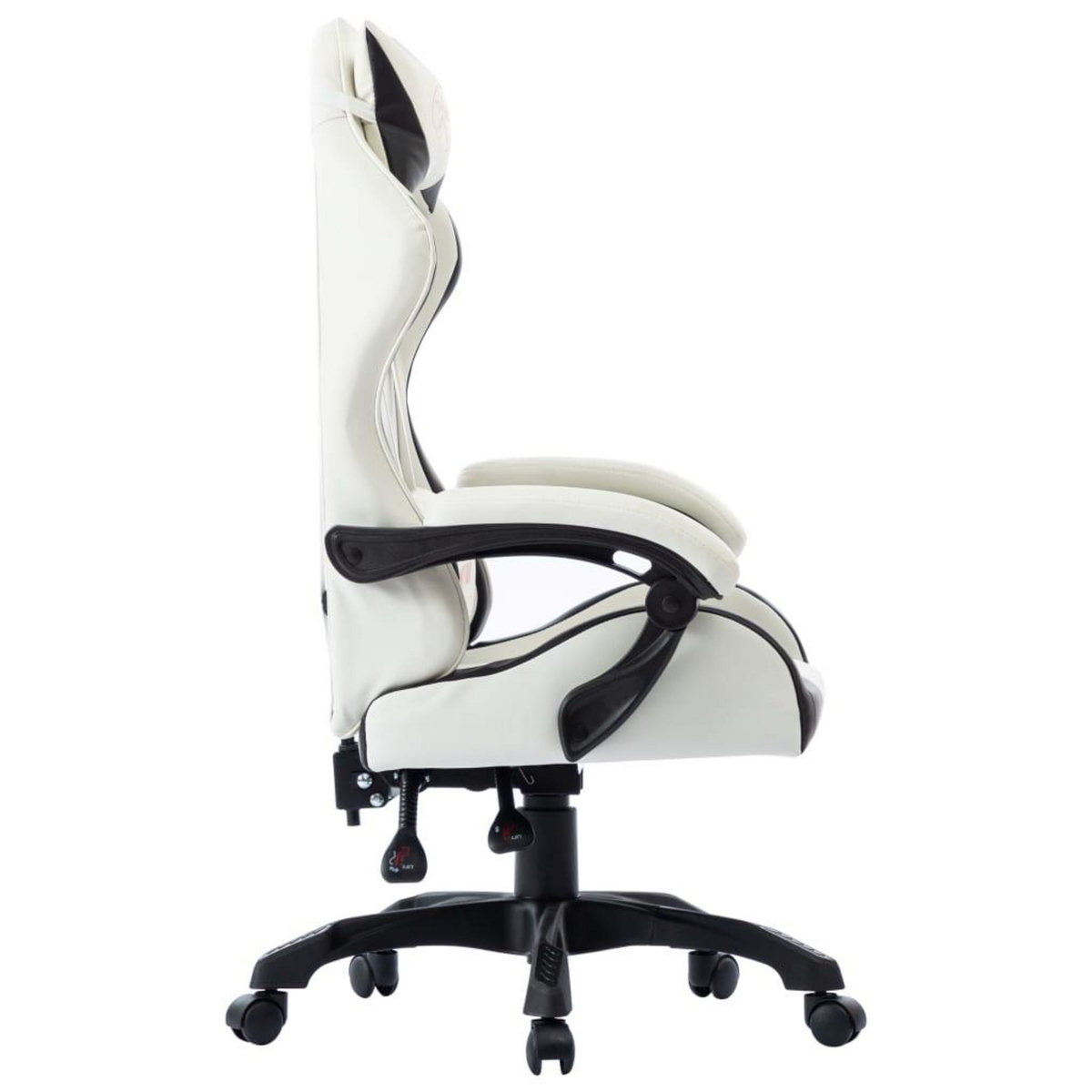 VIDAXL Fauteuil de jeux video Blanc Similicuir