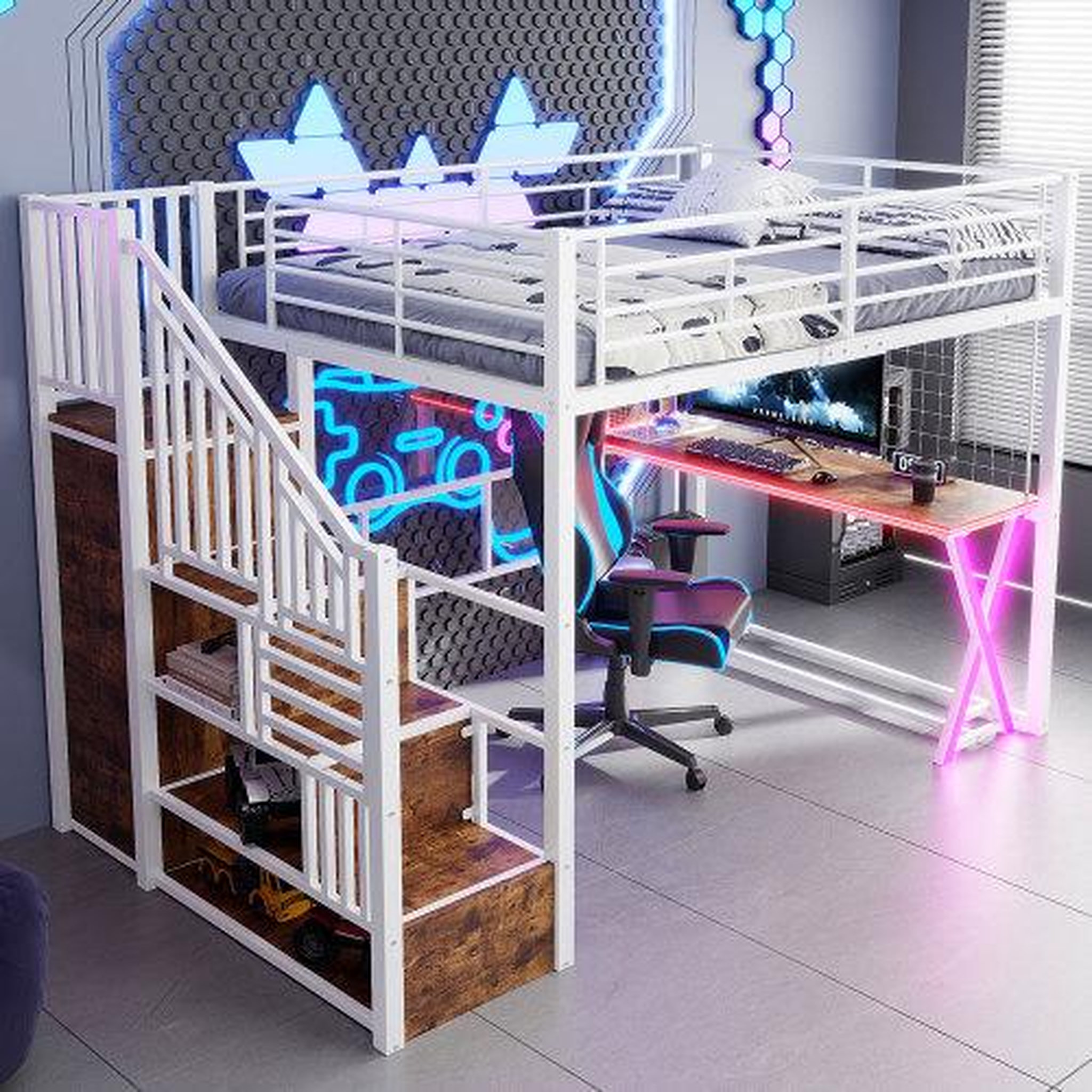 Voir la diapositive 5 : MERAX Lit mezzanine