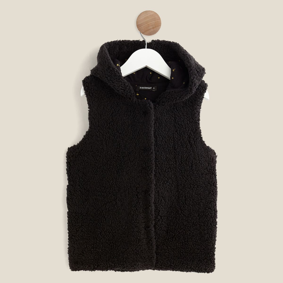 IN EXTENSO Gilet en fourrure sans manches fille