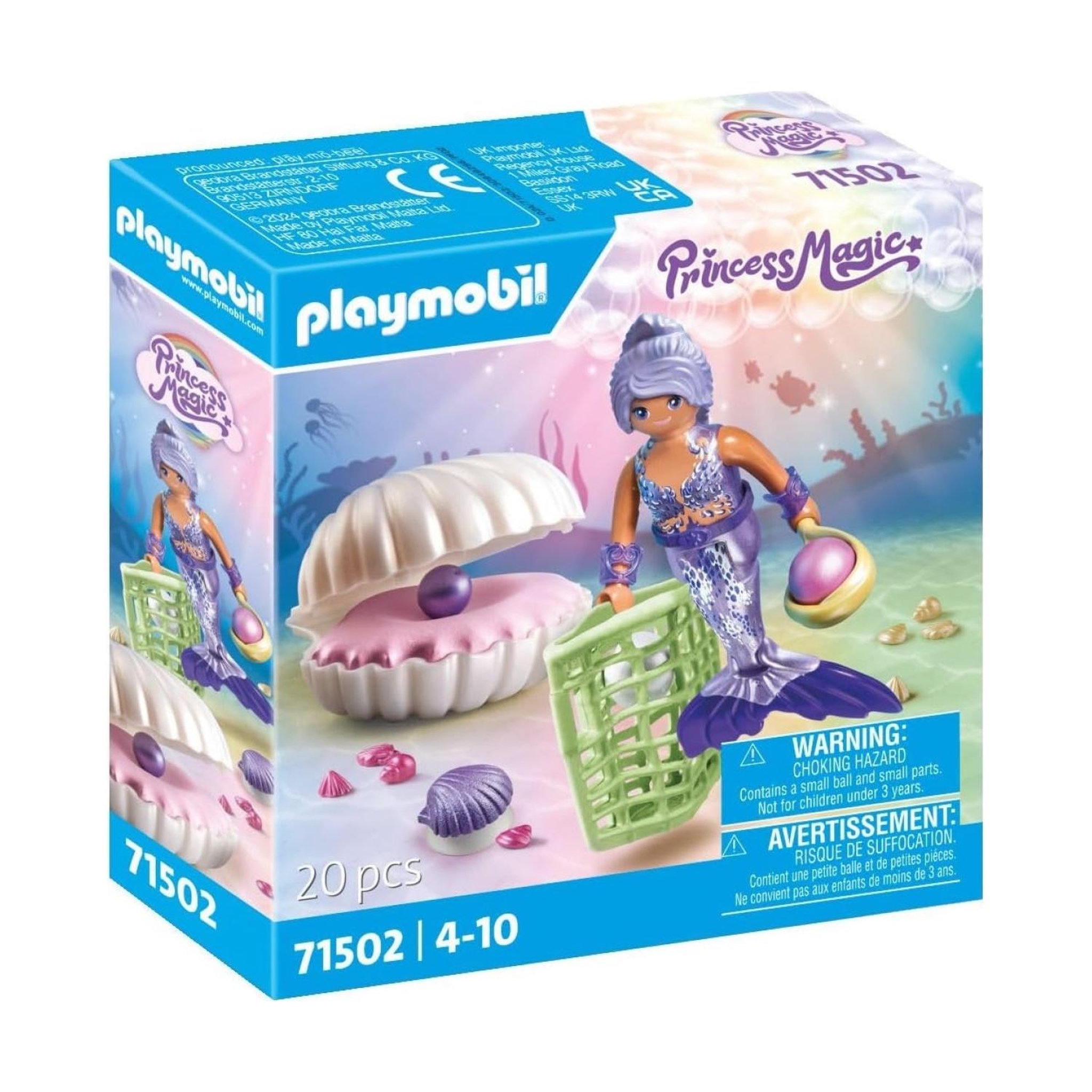 PLAYMOBIL Sirène avec coquillage et perle