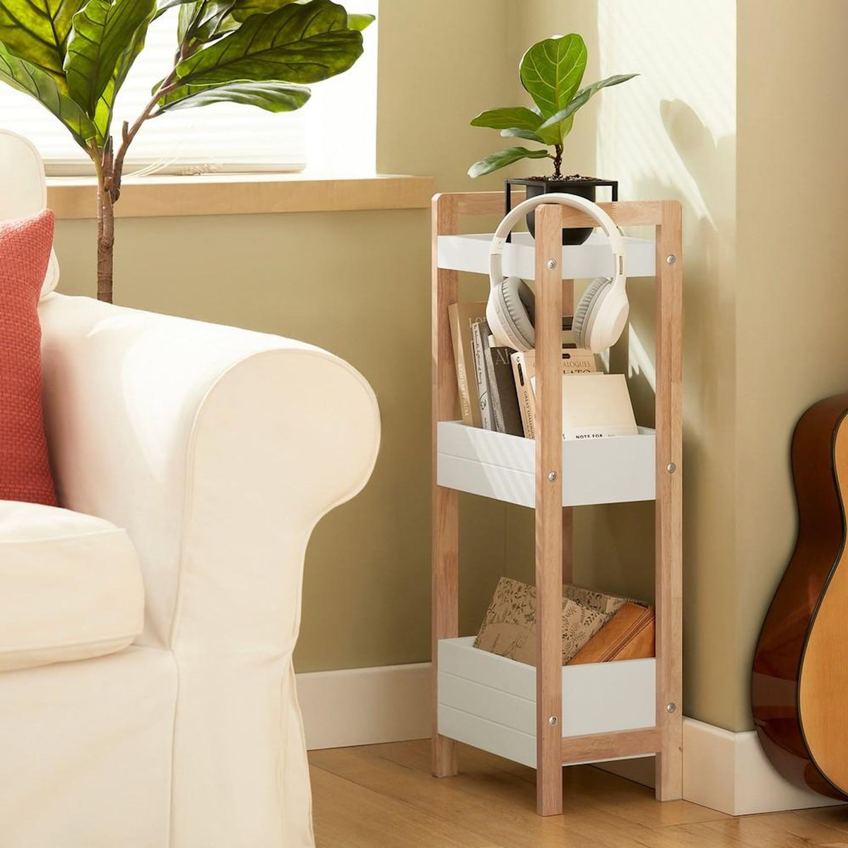 SOBUY SoBuy - Étagère de salle de bain à 2 étagères - Industriel - FRG226